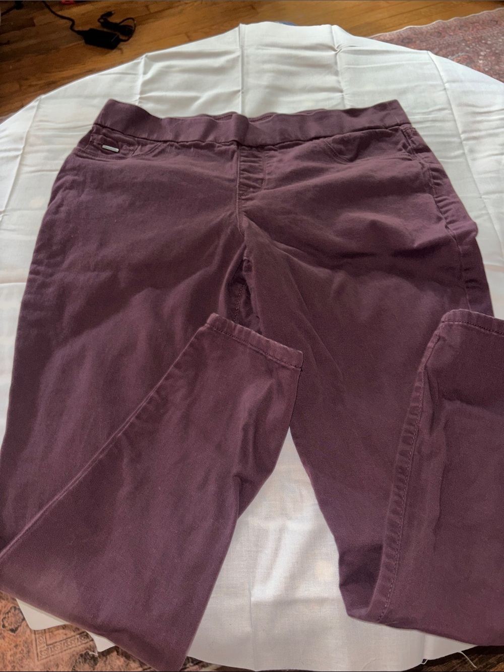 Nine West Women's Skinny Jeans in Deep Plum